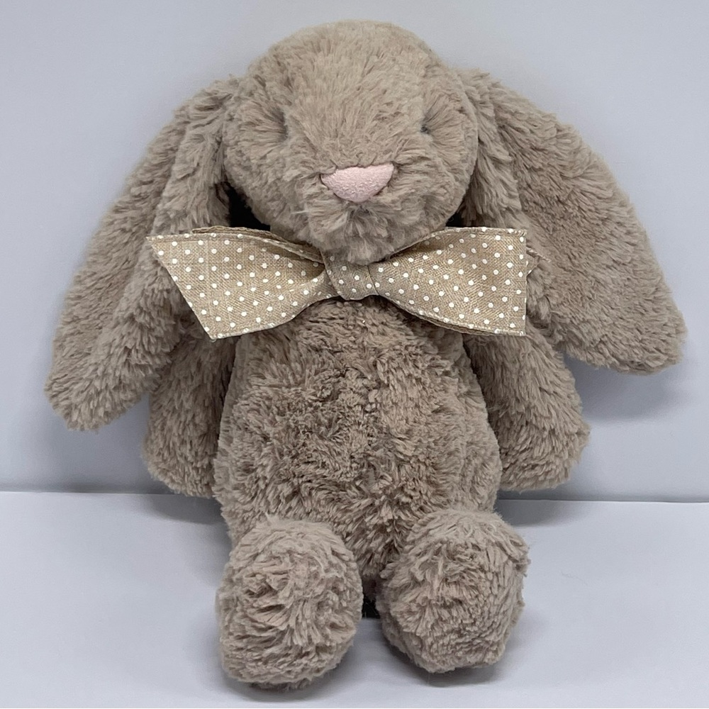 Jellycat London Bashful Bunny Beige Plush Stuffed Animal Rabbit